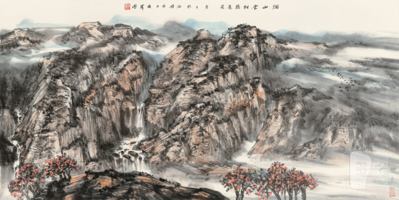 祁海峰 b.1964 烟山云树霭苍茫